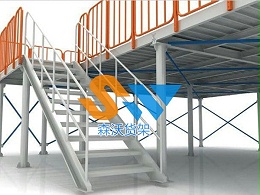 物流中心钢平台设计