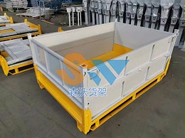 防锈喷塑折叠钢制料箱