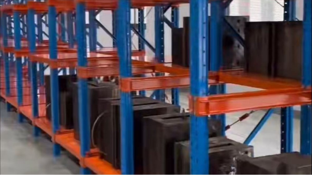 重型抽屉式模具货架 工厂模具规范化存储落地实景